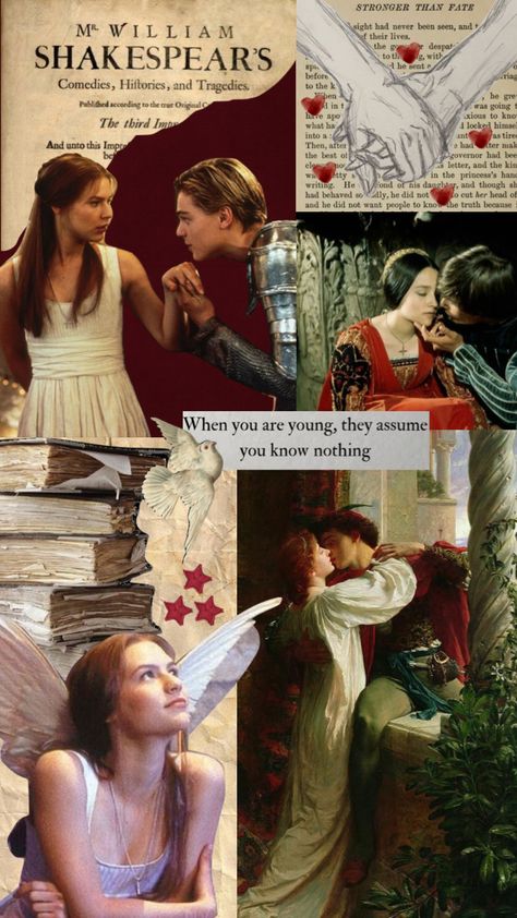 Shakespeare Scrapbook, Shakespeare Aesthetic Wallpaper, Shakespeare Wallpaper, Shakespeare Aesthetic, Shakespeare Movies, Romcom Movies, Play Poster, Movie Collage, Movie Wallpapers