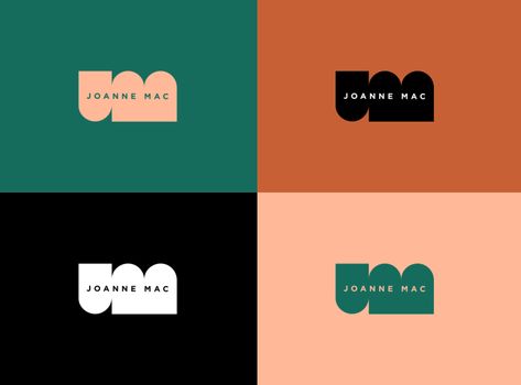 Personal Brand Logo by Joanne Mac Logo For Personal Brand, Logos And Branding, Personal Brand Logo Design Inspiration, Graphic Designer Personal Logo, Cool Branding Design, Graphic Designer Logo Personal Branding, Self Branding Logo, Cute Brand Logo, Logo Color Palette Branding