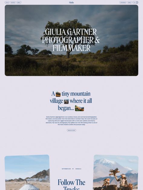 Adventure Website Design, Motherhood Branding, Website Interaction, Dj Branding, Web Landing Page Design, About Page Design, Simple Landing Page, Elegant Website Design, Web Landing Page