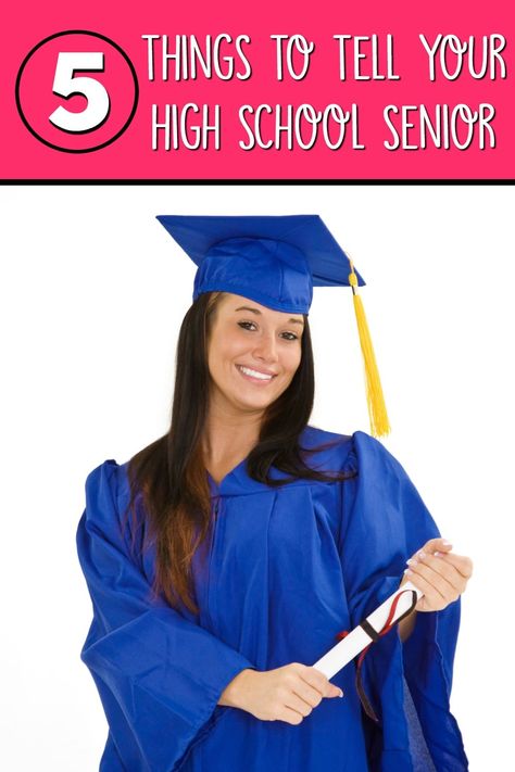 Letter To Senior In High School, Advice For Seniors High Schools, High School Senior Checklist For Parents, Tips For Senior Year Of High School, High School Advice Seniors, Freshman Dating A Senior, Life After High School, College Visit, Sport Management