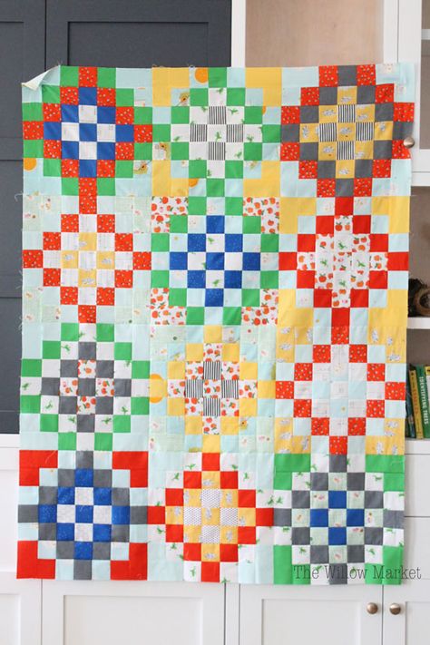 Checker Board Quilt, Homemade Baby Blankets, Small Frog, Heather Ross, Garden Quilt, Boy Quilts, Quilt Top, Free Tutorial, Simple Patterns