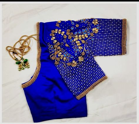 Bridal Blouse Design, Aari Blouse, Hand Work Blouse, Hand Work Blouse Design, Bridal Blouse, Bridal Blouse Designs, Embroidery Blouse Designs, Blouse Work Designs, Embroidery Blouse