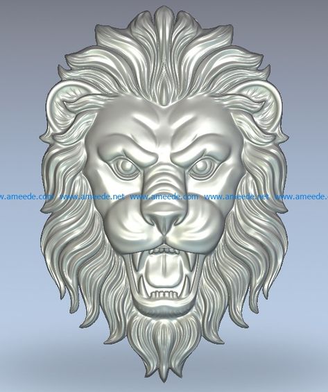 Bas-relief of a muzzle of a lion wood carving file stl for Artcam and Aspire jdpaint free vector art 3d model download for CNC – Download 3D Art 3d Cnc Wood Carving, Cnc 3d Design, 3d Cnc Design, Lion Wood Carving, Vector Art 3d, God Drawing, 3d Relief Art, Cnc Wood Carving, Cnc Engraving Machine