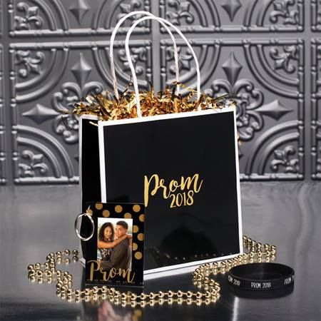 Prom Dance Ideas, Swag Bags, Designer Cosmetic Bag, Prom Themes, Gold Prom, Prom Gift, Prom Theme, Custom Handbags, Dream Prom