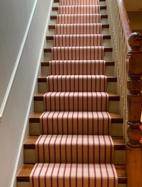 Vintage Carpet Runner On Stairs, Patterned Runner On Stairs, Sinclair Till Stair Runner, Flatweave Stair Runner, Stair Runner Old House, Eclectic Stair Runner, Unique Stair Runner, Beautiful Stair Runners, Statement Stair Runner