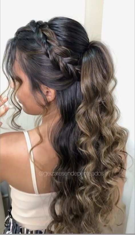 Bridesmaid Hair Inspo, Bridemaids Hairstyles, Formal Hairstyles For Long Hair, Guest Hair, Hair Upstyles, Long Hair Wedding Styles, Trendy Hairstyle, Prom Hairstyles For Long Hair, Hairstyle Tutorial