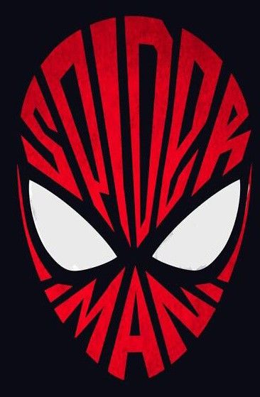 The Graphic designer "Sergey Kirmanov" came up with logo designs for some of the most popular superheroes, villains, and other characters that incorporate typography in a surprisingly cool way. Here the word Spiderman is smartly typographed all over Spiderman's mask in red signature colour blended in a manner as if the typography is Spider's web patterns. Spiderman Design For Tshirt, Spiderman Typography, Spiderman Design Ideas, Spiderman Shirt Design, Spiderman Graphic Design, Spiderman Tshirt Design, Comic Logo Design, Spiderman Silhouette, Spiderman Font