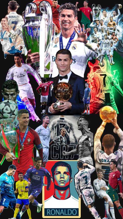 Ronaldo - Cristiano Ronaldo | Christiano Ronaldo Collage by MAN Media #MANMedia #Ronaldo Ronaldo Collage, Ronaldo Real Madrid, Ronaldo Real, Cristiano Ronaldo 7, Cristiano Ronaldo Cr7, Bts Group Photos, كريستيانو رونالدو, Football Pictures, News Media