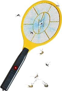 PRODUCT DETAILS: Fly Swatter Zapper Racket Require 2x AA Batteries (not included in the package) to Operate and the product dimension is 44CM x 17 CM. ⚡ KILL BUGS & FLIES INSTANTLY: 3 Layers of Mesh Protection make it highly safe to use by even kids. However it take no mercy on bugs at all. A truly efficient tool to use! Fly Zapper, Kill Bugs, Mosquito Zapper, Bug Killer, Kill Mosquitos, Fly Swatter, Bug Control, Bug Zapper, Mosquito Killer