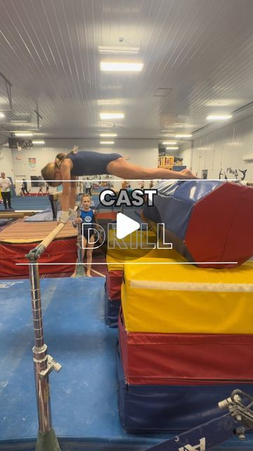 SAGA Sports on Instagram: "Check out this great cast drill. This drill works on improving the shaping of a cast. By having a teammate push in the barrel, they can execute a full cast, but then they’re stopped to correct their shaping. This drill is an excellent way to concentrate on leaning over the bar and proper shaping. Save this drill for your next practice! - - - #barsdrills #castdrills #shapes #barwork #gymnastics #gymnasticsdrills #gymnasticsdrillsandskills #workingshapes #bars #drillsforskills #drillsforgymnastics #drilling #hardworking #squeezing #gymnast #cast" Cast Drills Gymnastics, Backhipcircle Drills Gymnastics, Bar Drills Gymnastics, Gymnastics Lessons, Gymnastics Drills, Boys Gymnastics, Gymnastics Coaching, Gymnastics Training, Lesson Planning