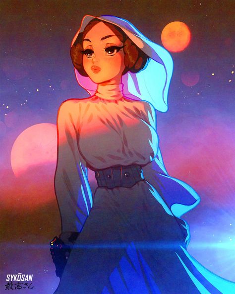 ArtStation - Classic Princess Leia Leia Organa Fanart, Leia Skywalker, Princess Leia Art, Leia Star Wars, Leia Organa, Star Wars Women, Walt Disney Pictures, Star Wars Fan Art, Princess Leia