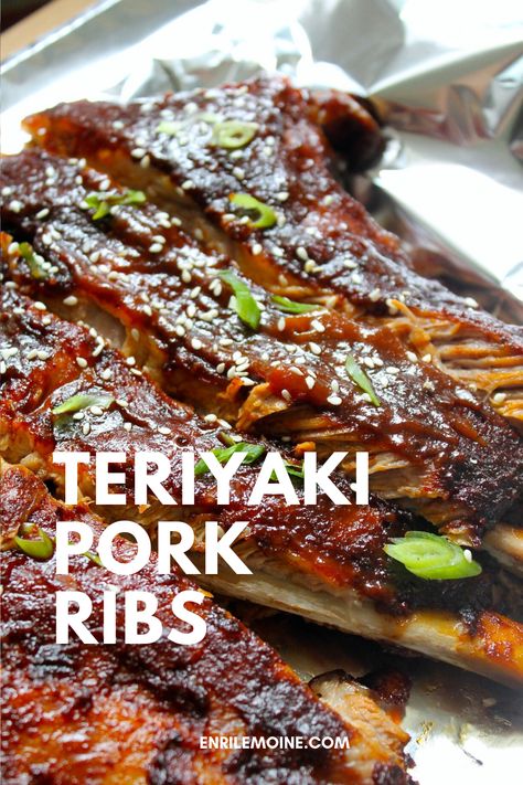 Teriyaki Sauce For Ribs, Teriyaki Country Style Pork Ribs, Japanese Bbq Ribs, Teriyaki Ribs In Oven, Teriyaki Ribs Crockpot, Pork Finger Ribs Recipes, Best Spareribs Recipe, Japanese Ribs, Teriyaki Pork Ribs