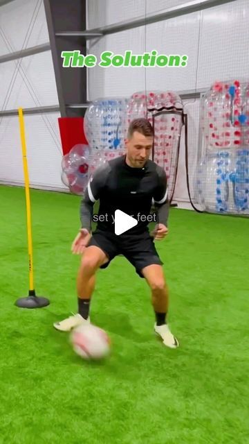 Receive & Turn 🔄 Effectively turning while keeping the ball close to your foot. After you scan the field, and see you have some space ... | Instagram Soccer Training Drills, Soccer Workouts, Soccer Drills, My Community, Soccer Skills, Soccer Training, Online Training, Drills, The Field