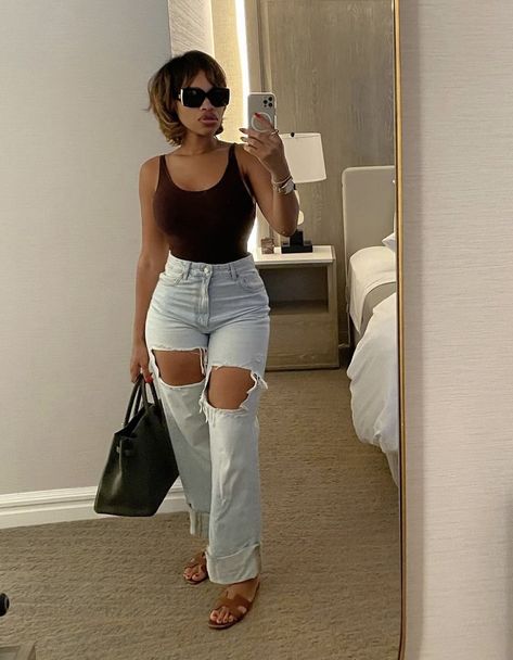 Sunday Outfit Ideas Casual, Causal Outfits For Women Summer, Casual Bar Outfits, Stylish Summer Outfits, Effortlessly Chic Outfits, Causal Outfits, Swag Outfits For Girls, Classy Casual Outfits, Causual Outfits