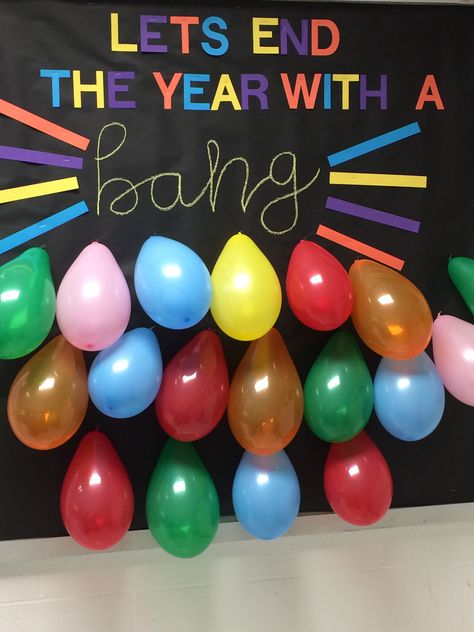 End of year bulletin board—pop one each day until school’s out! Poster Boards Ideas, End Of Year Bulletin Board, Poster Boards, Boards Ideas, Library Book Displays, Book Displays, School Poster, School S, Fairy Friends