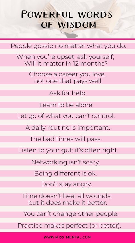 These powerful words of wisdom will change your life for the better. Sometimes you need to hear the truth, These tips are great if you want to make a better life for yourself. Tips therapist give. Self-help tips. Improve your mental health. Positivity everyone can use. Advice for women. advice for mothers, advice for teenagers. life tips, life tips for women Life Advice For Teens, Good Advice For Teenagers, Advice You Need To Hear, Motivational Quotes For Teenagers, Life Tips For Women, Encouraging Notes, Ambition Quotes, Women Advice, Therapy Quotes