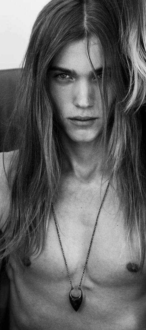 Emil Andersson, model Long Hair For Men, Emil Andersson, Men Editorial, Man With Long Hair, Hair For Men, Mens Inspiration, Captive Prince, Mens Editorial, Long Locks