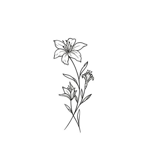 Tangles Flower Tattoo, White Lily Flower Tattoo, Tangled Rapunzel Flower Tattoo, Lily Flower Outline, Lily Tattoo Stencil, Fine Line Lily Tattoo, Tangled Flower Tattoo, Lily Outline, Small Lily Tattoo