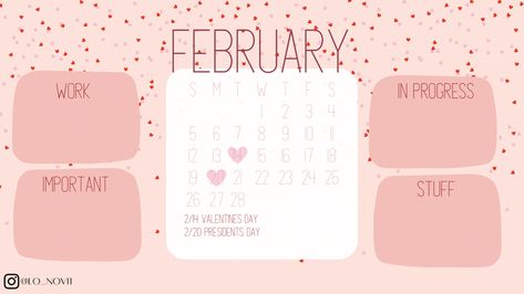 Check out this monthly freebie with an easy download! #monthlydesktop #desktop wallpaper #desktopwallpaper #fashion #aesthetic #february #februarywallpaper #valentines #valentinesday #valentinesdaydecorations #calendar #organization #organizing #organizingtips #cleandesign #wallpaper #teacher #iteach #iteachtoo #teacherstyle Monthly Wallpapers Desktop Backgrounds, Aesthetic February, Destop Wallpaper, February Wallpaper, Calendar Organization, Valentines Wallpaper, Teacher Style, New Month, Desktop Wallpapers