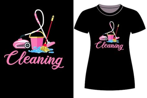 Cleaning service t-shirt design illustra... | Premium Vector #Freepik #vector #washing-clothes #laundry #washer #laundry-service T Shirt Design Illustration, T-shirt Design Illustration, Cleaning Lady, Laundry Service, Tshirt Ideas, Cleaning Service, Cleaning Tools, Washing Clothes, T Shirt Design