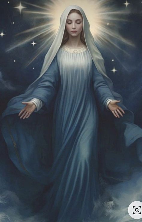 Mother Mary Wallpaper, Immaculate Mary, Mary Jesus Mother, Jesus Christ Illustration, Mother Mary Pictures, Jesus Mother, Virgin Mary Art, Mother Mary Images, Catholic Pictures