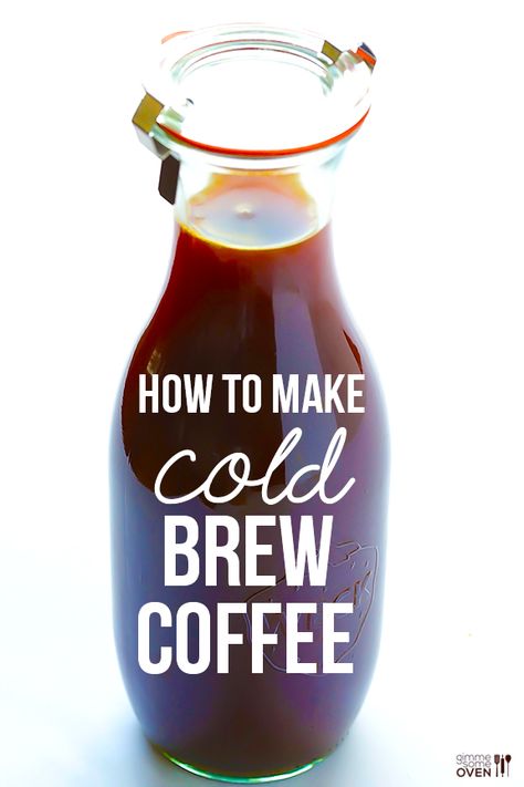 How To Make Cold Brew Coffee: a step-by-step photo tutorial and recipe | gimmesomeoven.com #diy Make Cold Brew, Cold Brew Coffee Recipe, Making Cold Brew Coffee, Gimme Some Oven, Brew Coffee, Cold Brew Coffee, Coffee Love, Photo Tutorial, Coffee Recipes