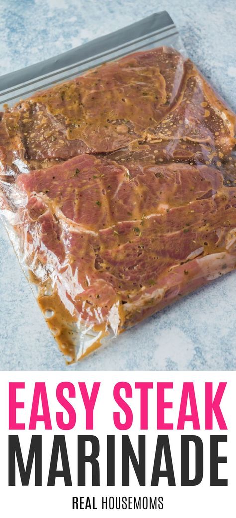 Steak Marinade With Mustard, Charcoal Steak Marinade, Baking Soda Steak Marinade, Maranaide For Steak, Steak Marinade T Bone, Clean Steak Marinade, Rib Eye Steak Marinade Recipes, Marinade For Steaks Grilling, Italian Dressing Steak Marinade