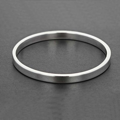 6mm Wide Silver Bangle For Men, Chandi Kada For Men, Chandi Kada, Leo Das, Mens Locket, Mens Silver Bangle, Racer Helmet, Silver Kada, Silver Bracelet Designs