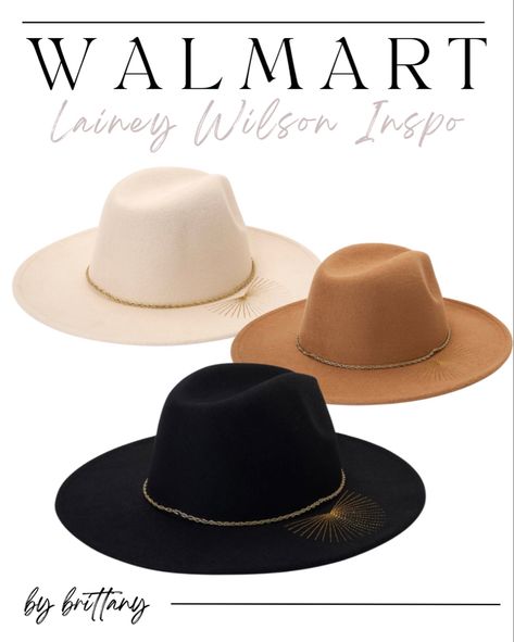 No Boundaries Women's Embroidered Fedora Hat from Walmart for under $15! Fall right into your Lainey Wilson outfit era with each color of these beautiful hats. Follow my shop @brittanyjohnson on the @shop.LTK app to shop this post and get my exclusive app-only content! #liketkit #LTKstyletip #LTKSeasonal #LTKGiftGuide @shop.ltk https://liketk.it/4kVwh Lainey Wilson Hat Diy, Lainey Wilson Costume, Lainey Wilson Hats, Lainey Wilson Outfits Concert, Laney Wilson Outfits, Embroidered Fedora, Lainey Wilson Concert Outfits, Lainey Wilson Style, Lainey Wilson Outfits