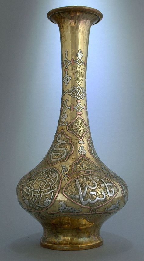 Orientalist Art, Copper Interior, Persian Miniature, Metal Vase, Masks Art, Indian Art Paintings, Scenic Design, Islamic World, Silver Engraving