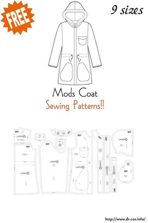 Diy Quilted Jacket, Sewing Machine Beginner, Pick Stitch, Coat Pattern Sewing, Sewing Clothes Women, Diy Sewing Clothes, Clothes Sewing Patterns, Coat Patterns, Straight Stitch