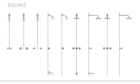 Different types of shower elevation in dwg file. Shower Elevation Drawing, Side Elevation, Section Drawing, Elevation Drawing, Drawing Block, Bus Terminal, Cad Blocks, Abstract Art Wallpaper, Autocad Drawing