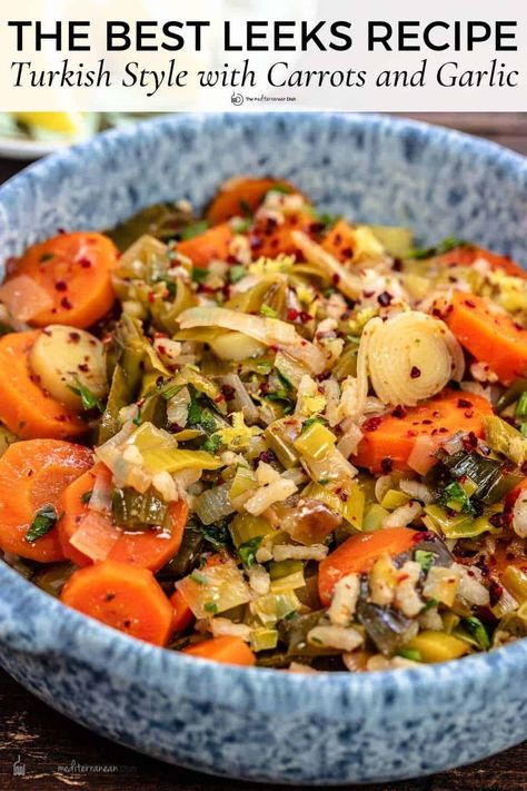 Recipes With Carrots Dinner, Spring Dinner Ideas, Leeks Recipe, Plant Plate, Braised Leeks, Leek Recipes, The Mediterranean Dish, Spring Dinner, Carrot Recipes