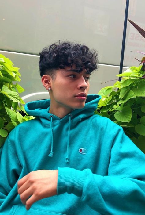 Guys With Perms, Curly Haircut Ideas Men, Perm Boys Short Hair, Permed Hairstyles Boys, Perm With Fade, Perm Boys Hair, Men’s Perm Hair, Curly Hair Cuts Boys, Mens Perm Fade