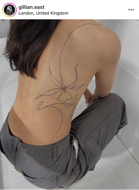 Simbols Tattoo, Floral Back Tattoos, Abstract Tattoo Ideas, Purple Tattoos, Abstract Tattoos, Sharpie Tattoos, Petite Tattoos, Dainty Tattoos, Girly Tattoos