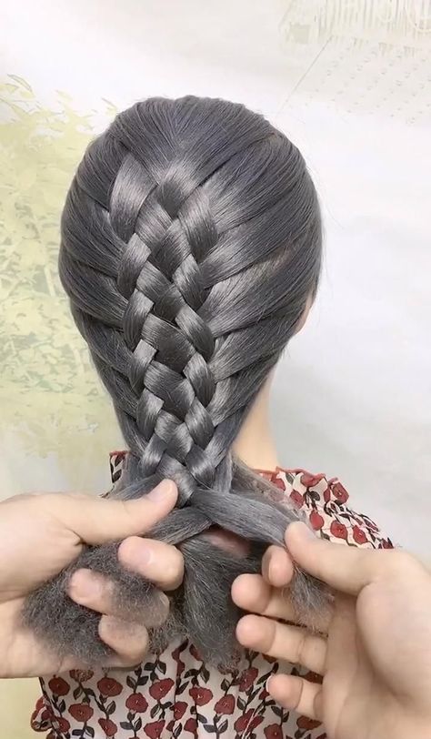 Hair Videos Tutorials Easy, Hair Style Vedio, Hair Braid Videos, Makijaż Smokey Eye, Front Hair Styles, Hair Tutorials For Medium Hair, Peinados Fáciles Para Cabello Corto, Hair Up Styles, Hair Videos Tutorials