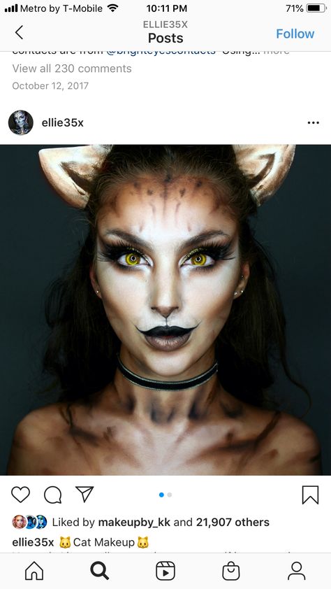 Sci Fi Makeup, Wolf Makeup, Tiger Makeup, Fairy Costume Diy, Mom Halloween Costumes, Cat Halloween Makeup, Holloween Makeup, Animal Makeup, Carnival Makeup