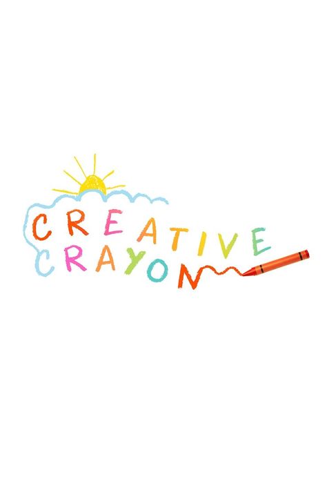 Colourful Logo Design. Featuring Different Colours of the Rainbow, Draw in a Crayon Like Texture Including a Sun Shape. Energetic Illustration, Crayon Logo, Kids Logo Brand, Signage Board, Kids Logo Design, Logo Design Inspiration Creative, Website Logo, Diy Gifts For Kids, Picture Logo