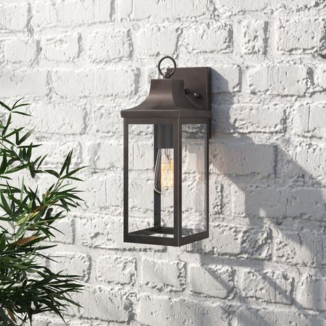 Steelside™ Jordy Wall Light & Reviews | Wayfair Wall Mount Mailbox, Garage Lighting, Outdoor Sconces, Outdoor Wall Lantern, Outdoor Light, Wall Lantern, Outdoor Lanterns, Outdoor Wall Lights, Outdoor Wall