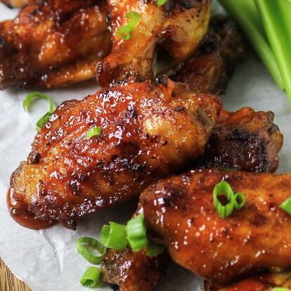 Honey Bourbon Baked Wings start with a smokey BBQ Spice Rub and finish with a sweet bourbon sauce. These wings are sticky, boozy and downright delicious.My husband and I adore chicken wings. Honey Bourbon Wings with a simple salad make a light, satisfying dinner. Plus, because they are baked, they are easy to make and much healthier than a fried wing.We make my Oven Baked Hot Wings all the time too. I use the same baking technique on both styles of BBQ Wings and they come out perfect e… Bourbon Garlic Wings, Bourbon Wings, Gift Mixes, Bbq Spice Rub, Baked Hot Wings, Honey Bourbon Chicken, Wing Dings, Sweet Bourbon, Honey Bourbon