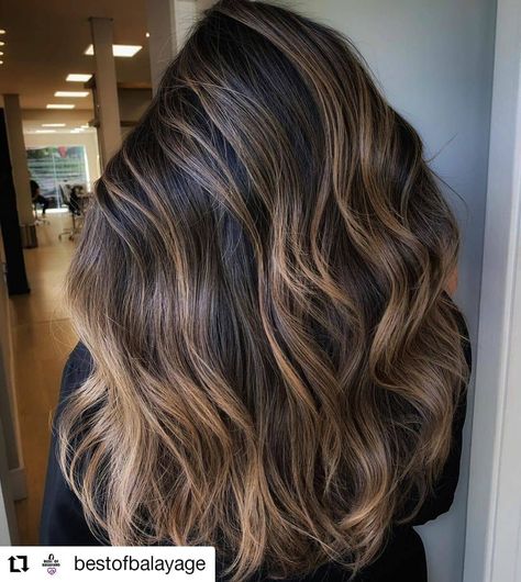 1795 Rt 27 Edison NJ on Instagram: “#Repost @bestofbalayage • • • • • • Dreamy Brunette 💭 By @vanoliveirahair #bestofbalayage #showmethebalayage” Root Drag Brunette, Root Drag, Dark Roots Hair, Chocolate Hair, Caramel Balayage, Hair 2024, Winter Hair, Hair Painting, Hair Inspo Color