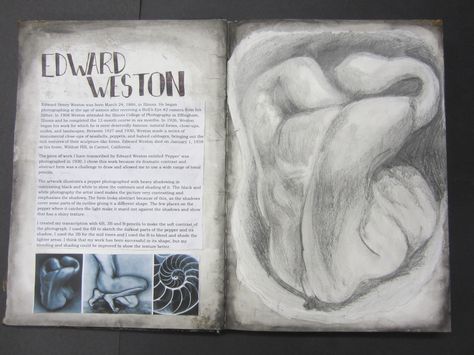 Beaumont School: GCSE Art and Design Gcse Artist Research, A Level Sketchbook, Artist Research Page, Artist Research, Tina Modotti, Textiles Sketchbook, Levitation Photography, Gcse Art Sketchbook, Edward Weston