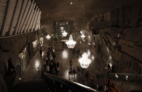 The Strange Beauty of Salt Mines - In Focus - The Atlantic Wieliczka Salt Mine, Salt Mine, Visit Poland, Poland Travel, Krakow Poland, Natural Heritage, Krakow, Unesco World Heritage Site, Unesco World Heritage