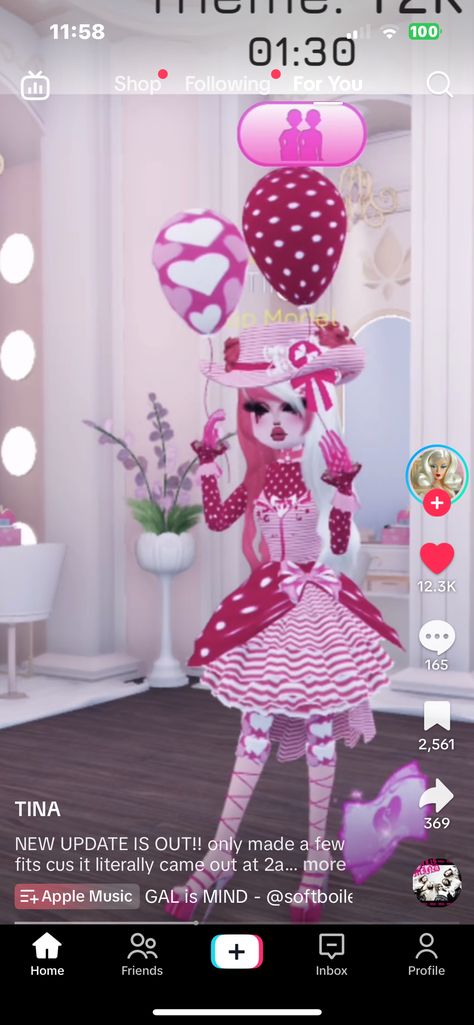 Dress To Impress Candy Land Couture, Candy Land Dress To Impress, Candy Dress To Impress, Dti Candyland Coutoure, Candy Land Couture Dress To Impress, Candyland Couture, Birthday Dress To Impress, Dolly Dress, Klance Fanart