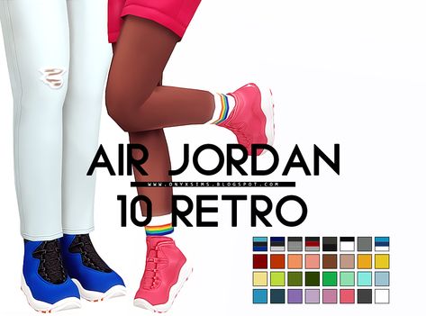 Air Jordan 10, Sims 4 Cc Kids Clothing, Sims 4 Studio, Cc Shoes, Cc Furniture, Sims 4 Cc Shoes, The Sims 4 Packs, Sims 4 Children, Sims 4 Teen