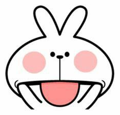 Spoiled Rabbit, Funny Yugioh Cards, Cute Cartoon Images, Funny Emoji, Cool Wallpapers Cartoon, Facial Expression, Cute Love Cartoons, Line Sticker, Cute Memes