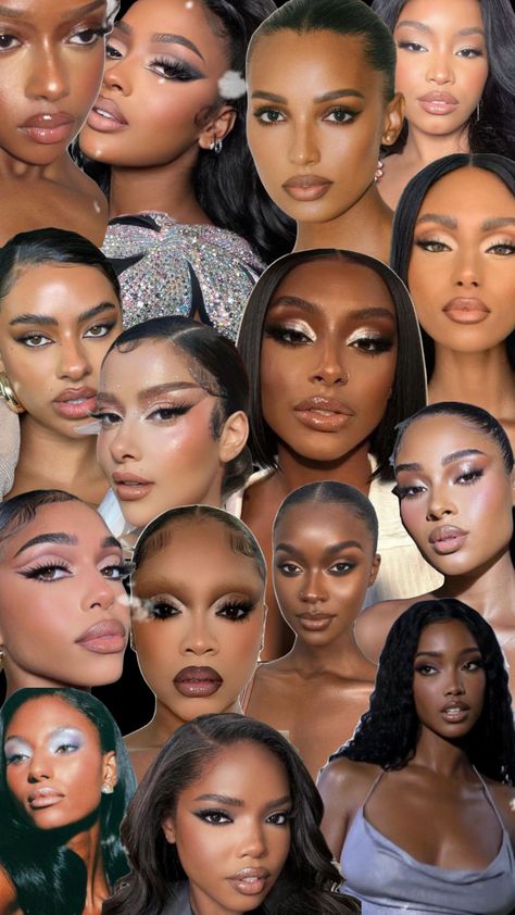 cool toned soft glam ftw #makeup #softglam #collage #silver Makeup Collage, Soft G, Soft Glam, Cool Tones, Your Aesthetic, Connect With People, Creative Energy, Energy, Collage