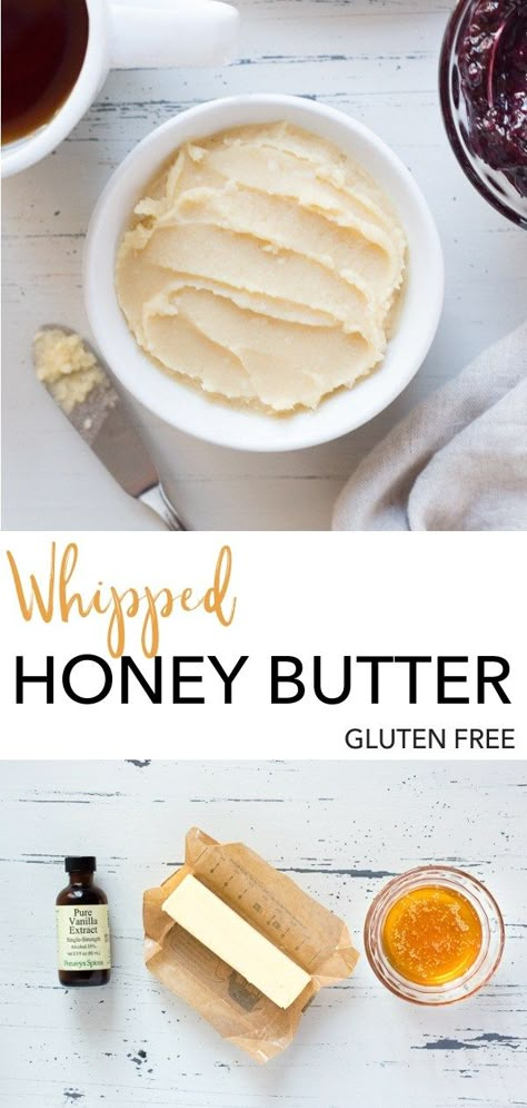 Wondering how to make Whipped Honey Butter? Look no further! This recipe is an easy spread for all your gluten free breakfast goods - cornbread, rolls, scones, you name it. It also works great at a holiday dinner table. Click to get to the recipe! #glutenfree #butter #breakfast Honey Butter For Cornbread, Butter For Cornbread, Cornbread Rolls, Cornbread Butter, Whipped Honey Butter, Breakfast Ideas Gluten Free, Gluten Free Brunch Recipes, Healthy Breakfast Food, Gluten Free Brunch