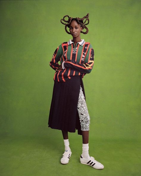 Adidas Editorial, Nadine Ijewere, Sports Fashion Editorial, Sport Photoshoot, Sports Mix, Young Mens Fashion, Jersey Fashion, Genderless Fashion, Football Fashion