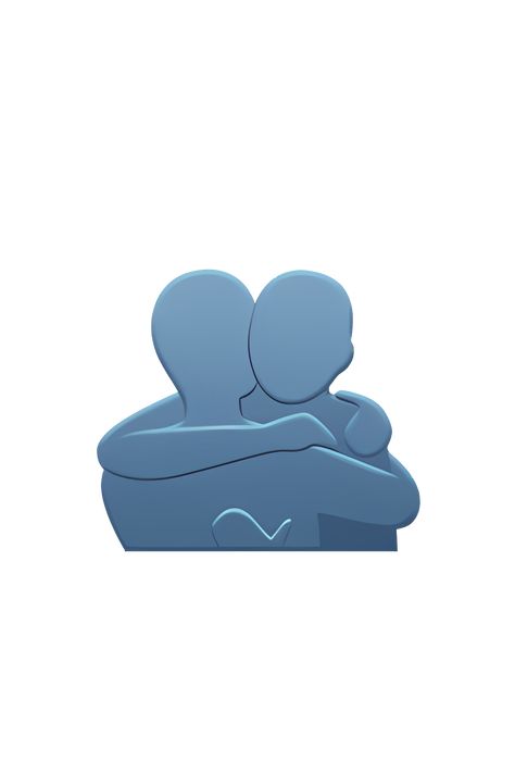 The 🫂 People Hugging emoji depicts two people, one with a yellow circle head and the other with a brown circle head, facing each other with their arms wrapped around each other in a tight embrace. The bodies of the two people are not fully visible, but their arms and hands are clearly visible as they hug. The emoji conveys a sense of warmth, affection, and closeness between two people. Hug Emoji Drawing, Emoji Icons Faces, Friendship Emoji, Two People Facing Each Other, Hugging Wallpaper, I Phone Emoji Png, Hug Icon, Hug Wallpaper, Ios Emoji Png